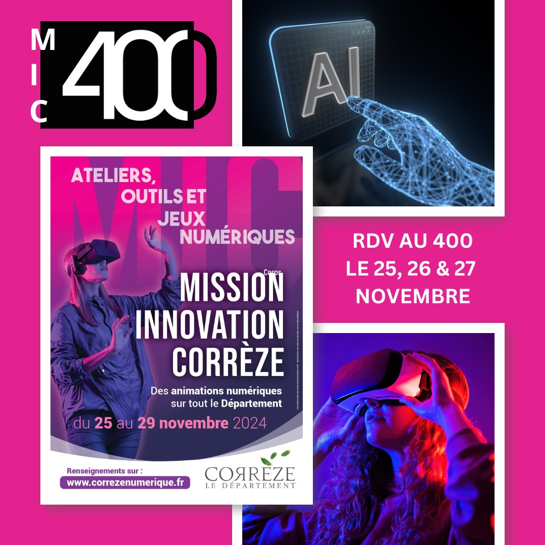 🚀 Mission Innovation Corrèze : Le 400 participe ! 🌟